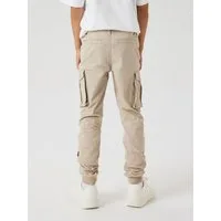 Name It Cargohose NKMRYAN – für Jungen mit verstellbarem Bund und Stretchkomfort unifarben, casual, regular fit, Twill