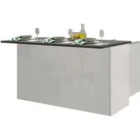 KOCHSTATION Kücheninsel KS-Sole, Kücheninsel, Breite 155 cm, 3 Türen