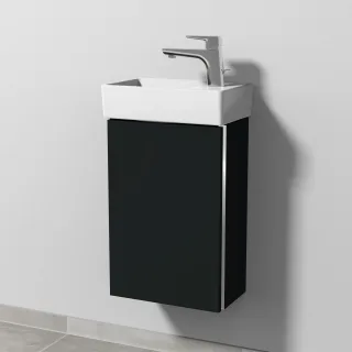 Sanipa 3way Waschtischunterbau zu Villeroy & Boch Avento Waschtisch mit 1 Tür, Vulkan-Matt BP6261V