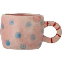 Bloomingville Tasse Bloomingville Nini Tasse, Rose, Steingut, 115 ml, Steingut