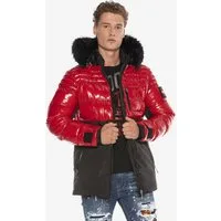 Cipo & Baxx Parka Jacke im Kontrastdesign