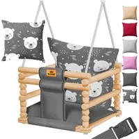 KIDIZ Babyschaukel, Kinderschaukel Schaukelsitz mit Polsterung