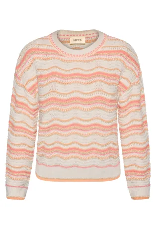 CARTOON - Strickpullover Orange - Gr. - 36