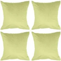Amilian Kissenbezüge - 4er Set Kissenbezug - Zierkissenbezüge - Kissenhüllen, (4 Stück), 40x40 cm, Kissenhülle für Kissen, Zierkissen, Sofakissen, Dekokissen