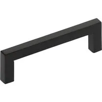 SO-TECH® Möbelgriff Stangengriff E8, aus echt Edelstahl, Profil eckig 10x10 mm (Spar-Set, 10-St), schwarz matt, Bohrlochabstand 96 mm, mit Schrauben