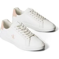 Calvin Klein LOW PRO CUPS LTH MG Sneaker Schnürschuh, Halbschuh, Freizeitschuh mit seitlichem CK-Logo