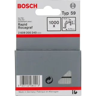 Bosch Feindrahtklammer Typ 68, 10,6mm breit - 2609200240