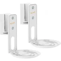 my wall Lautsprecher-Wandhalterung HS40WL, (neigbar, drehbar M5 Lautsprecheranschluss,integriertes Kabelmanagement)