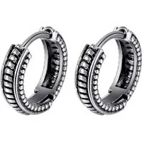 Firetti Paar Creolen Schmuck Geschenk Edelstahl Ohrschmuck Ohrringe Classic