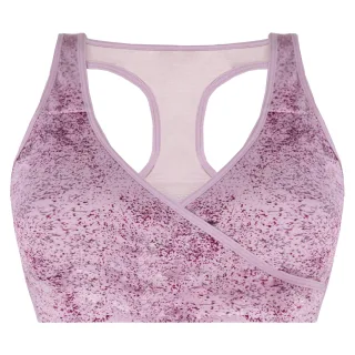 Gymshark Chalk Womens Malow Purple Sports BH