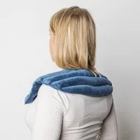 Spetebo Wärmekissen Nacken Wärmekissen in blau - 42 x 30 cm, (Packung, 1-tlg), Körnerkissen für die Mikrowelle