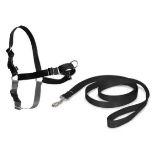 Easy Walk Anti-Zieh-Hundegeschirr schwarz XL