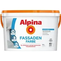 Alpina Fassadenfarbe Alpina Fassadenfarbe 10 L weiß matt