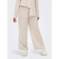 ONLY Schlupfhose ONLTOKYO – Sommerhose mit Leinen und elastischem Bund gerade Form, casual, Web, Viskosemischung