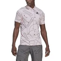 adidas Performance Poloshirt Club Graphic pink Herren