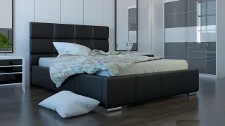 Polsterbett Bett Doppelbett SILVIO XL 160x200cm inkl.Bettkasten