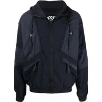 Diesel Kurzjacke Leichte Nylon Jacke Windbreaker mit Kapuze - J-PACKAR