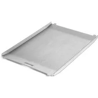 BURNHARD® Grillplatte Plancha Edelstahl JONES 29,2 x 18,9 x 1,5 cm