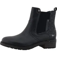 Mustang Shoes Gelja Winterstiefelette Stiefelette, Winterboots mit Anziehlasche