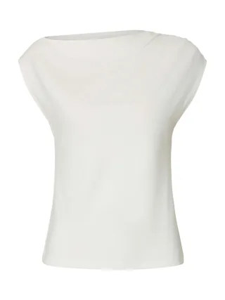 selected women - SLWMOLLY SS TOP Bright White - Gr. - S