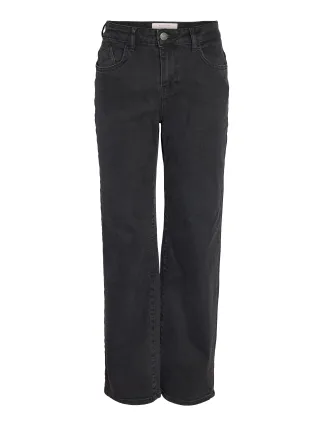 NOISY MAY - NMYOLANDA MW WIDE STR BLACK NOOS Black Denim - Gr. - 30
