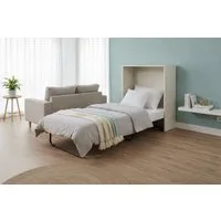 Home affaire Schrankbett Sognum als Gästebett nutzbar, Wandklappbett in Kommodenoptik (in den Farben weiß, schwarz und kaschmir erhältlich) inkl. Matratze, platzsparendes Klappbett, optimal für kleine Räume