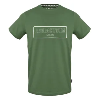Aquascutum - T-Shirt für Herren, Schmal (Militärgrün)
