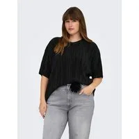 ONLY CARMAKOMA Plisseeshirt CARRAVENNA S/S PLISSE TOP JRS NOOS
