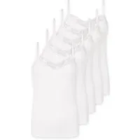 Schöller Achseltop 5er Pack Damen Trägerhemd Baumwolle Supergekämmt (Packung, 5-St) -