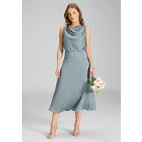 SWING Cocktailkleid Taillierter Schnitt mit fließendem Rockteil