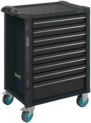 HAZET Werkstattwagen Assistent 179N leer schwarz/grau - 179N-8-RAL7021