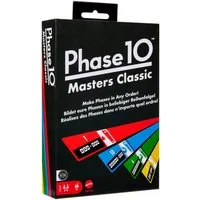 Mattel games Spiel Phase 10 Masters Classic, Kartenspiel