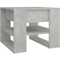 vidaXL Couchtisch Couchtisch Betongrau 55,5x55x45 cm Holzwerkstoff (1-St)
