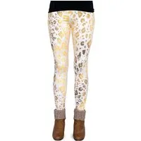 cosey Leggings Leo Line Leggings im Leoparden-Design, 2 Größen (XS–S & M–L) 38/M bis 40/L