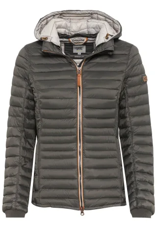 camel active - Leicht wattierte Steppjacke aus recyeltem Polyamid khaki - Gr. - 42