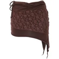 Guru-Shop Minirock Pixi Zipfelrock, Goa Top, Minirock, Elfenrock.. alternative Bekleidung