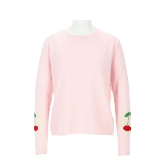 Halsüberkopf Accessoires - Pullover Rundhals Kirsche rosé2 - Gr. - l