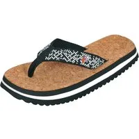 F2 F2 Herren Schuhe Beach Slipper Flip Flops 38/39 Schwarz 2024/25 Slipper