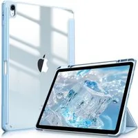 Fintie Tablet-Hülle für iPad Air 13 Zoll M4/M3/M2 (2026/2025/2024) mit Stifthalter, Stoßfeste Hybrid Case mit transparenter Hartschale auf der Rückseite