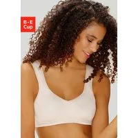 Nuance by Lascana T-Shirt-BH ohne Bügel mit seidiger Microfaser – große Größen, bequemer BH