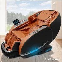 AMBINESS Massagesessel Relaxsessel YUNA, 60 Massageprogramme, deutsche Bediensprache, 3D-Massagetechnologie Ganzkörpermassage + Wärmefunktion