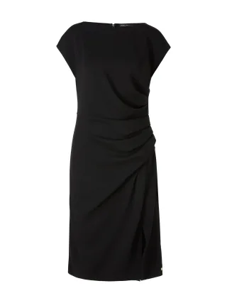 Marc Cain Collections - Kleid in Wickeloptik black - Gr. - 36