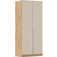 OTTO home Drehtürenschrank Kleiderschrank Schrank Garderobe AGORDO Schlafzimmer (in zwei Griff-Farben, Breiten 91-405 cm, Dekor- oder Hochglanzfront) durchdachte Innenausstattung, in 8 Breiten und 2 Höhen MADE IN GERMANY