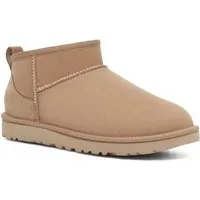 UGG Unisex, W CLASSIC ULTRA MINI Schlupfboots, Bequemschuh, Flats, Hausschuh, Freizeitschuh mit Logopatch