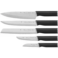WMF Messer-Set Kineo (Set, 5-tlg., Koch-, Gemüse-, Brot-, Fleisch- & Zubereitungsmesser), Performance Cut, scharf, Premium-Edelstahl, Made in Germany