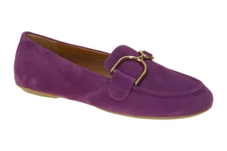 Geox D45MUJ PALMARIA J Slipper lila Goat Suede wasserdicht & atmungsaktiv