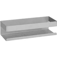 WENKO Badregal Turbo-Loc® Genova, Wandregal aus hochwertigem Edelstahl, Befestigen ohne Bohren