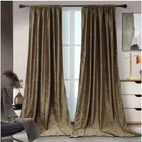BTTO V&G Vorhang Gardinen Blickdicht Vorhang Samt Velvet Kräuselband (2 St), blickdicht, Vorhang Wohnzimmer