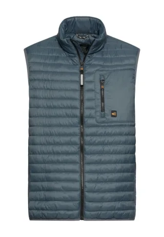 camel active - Gesteppte Outdoor-Weste blau - Gr. - 3XL