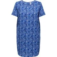 ONLY CARMAKOMA Sommerkleid CARLUX SS TUNIC DRESS WVN NOOS Materialmix, loose fit